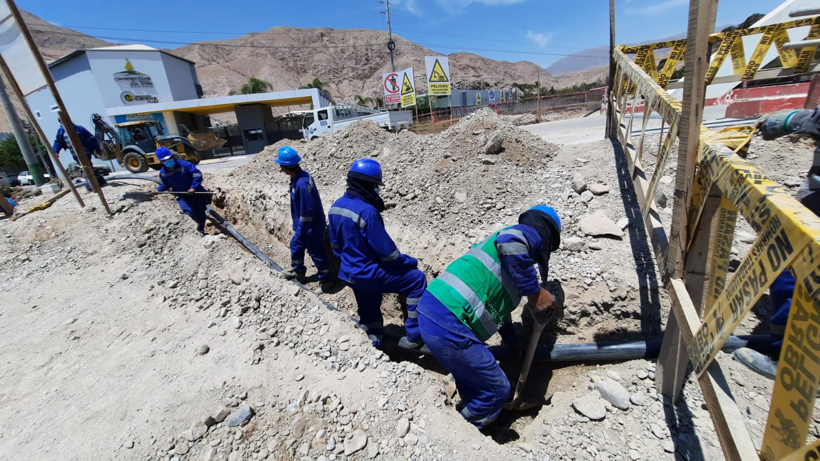 Más de 200 familias de Urb. Jardines de Villa en Samegua tendrán acceso a servicios básicos de agua potable y alcantarillado